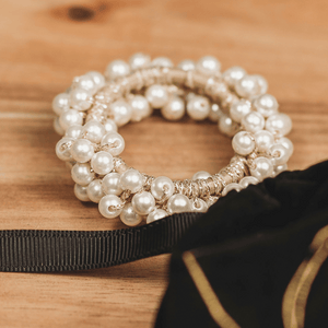 Ultra-Stretchy Pearl Scrunchies 6