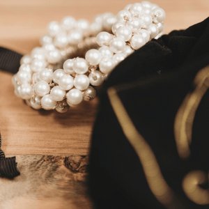 Ultra-Stretchy Pearl Scrunchies