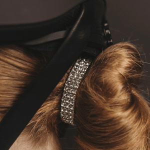 Triple-Row Glass Beads Scrunchie 3