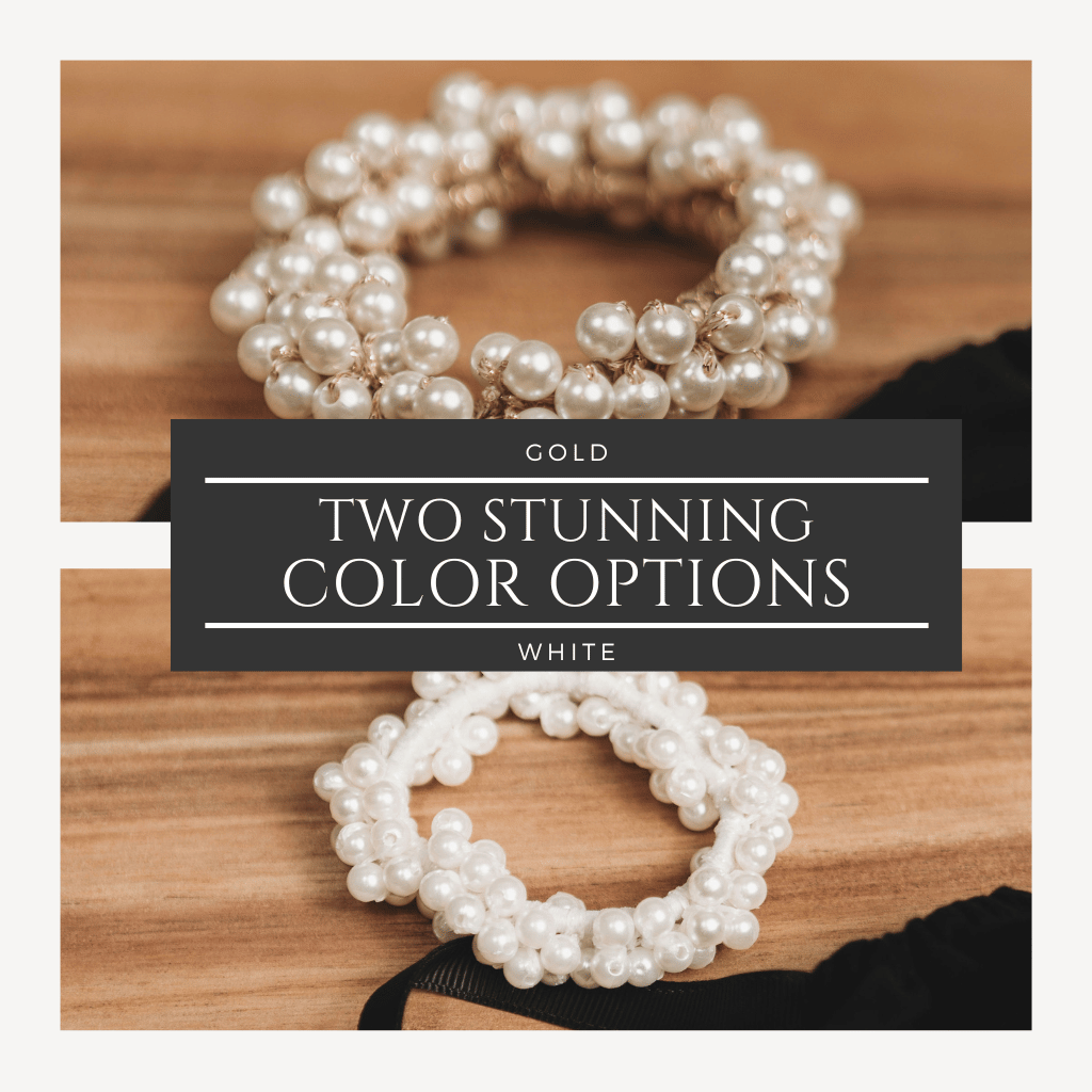 Ultra-Stretchy Pearl Scrunchies 2