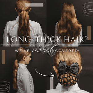 Equestrian Long thick hair No Problem