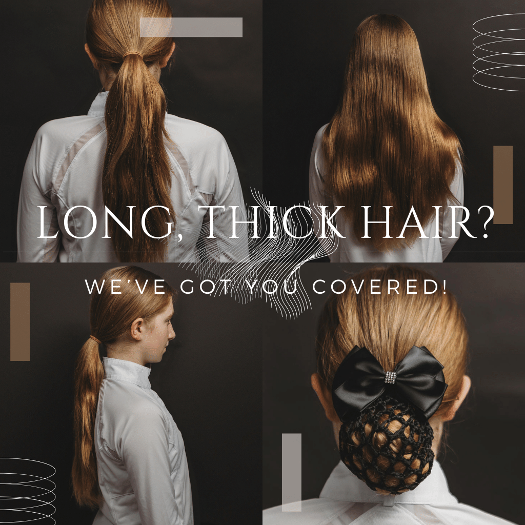 Equestrian Long thick hair No Problem