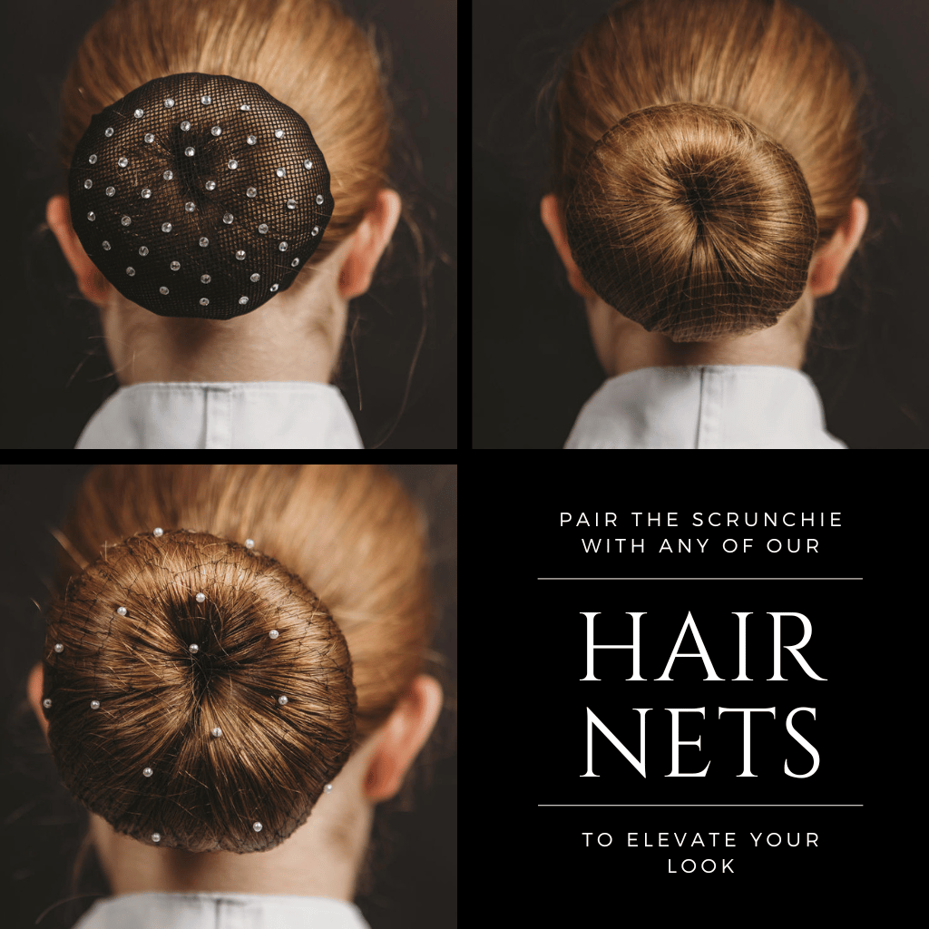 Triple-Row Glass Beads Scrunchie 5