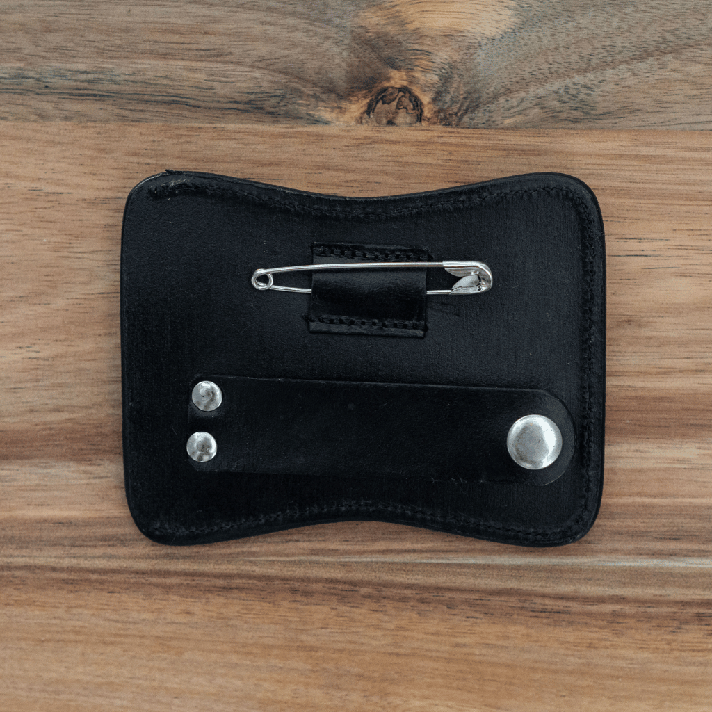 Rectangular Leather Bridle Number with Bit Charm 6